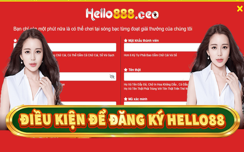 Điều kiện và quy định khi đăng ký Hello88